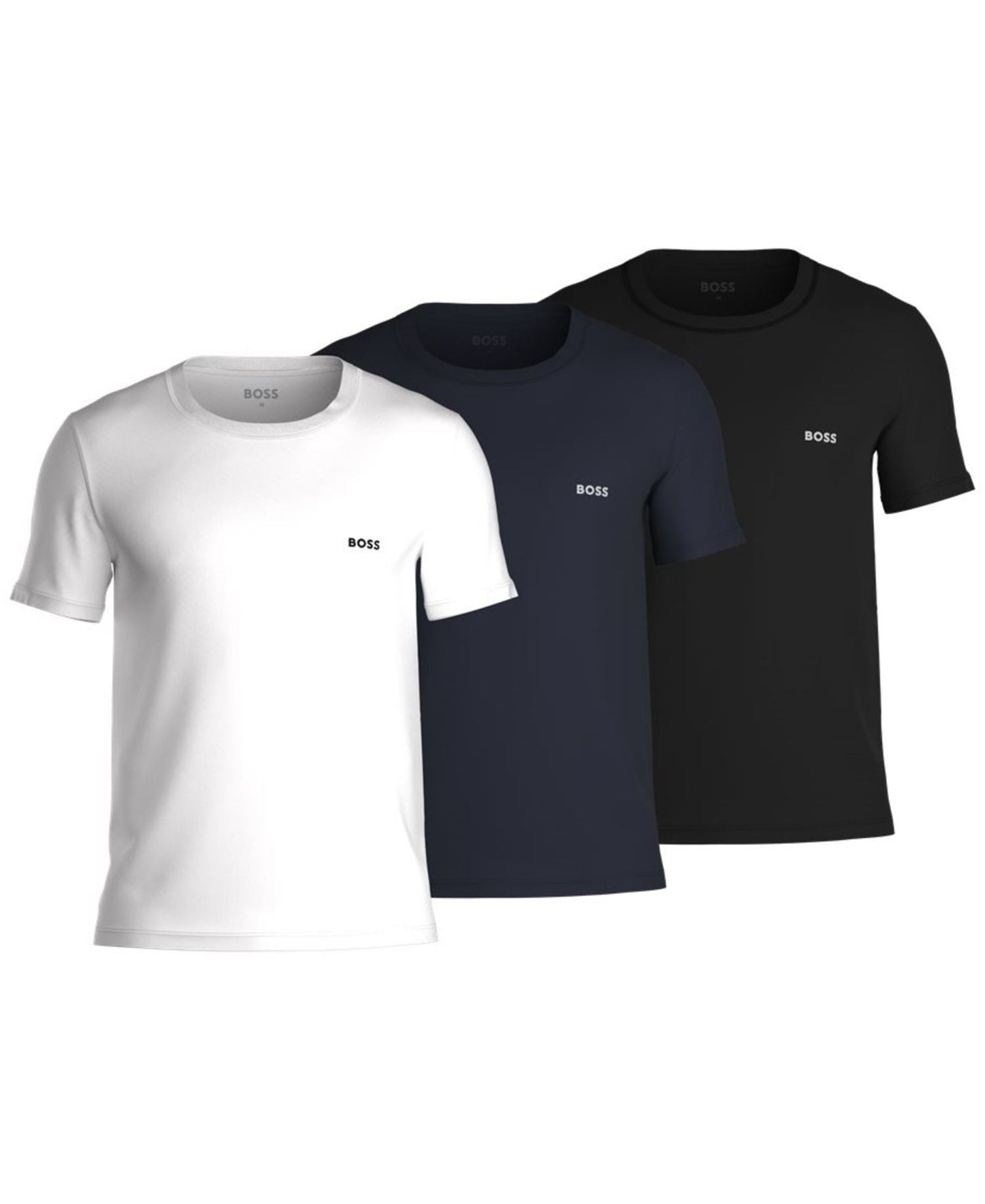 Boss By Hugo Boss 3 Pack Classic Logo Print Cotton T-Shirts — image 1