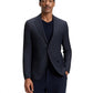 Boss By Hugo Boss Checked Virgin Wool Slim Fit Blazer — image 1