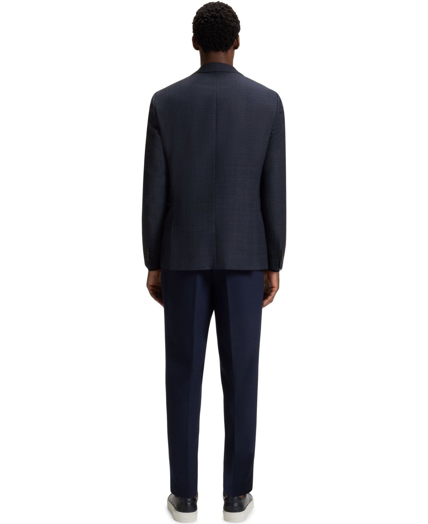 Boss By Hugo Boss Checked Virgin Wool Slim Fit Blazer — image 2