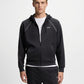 Boss By Hugo Boss Cotton-Blend Zip Up Piping Detail Hoodie — image 1