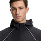 Boss By Hugo Boss Cotton-Blend Zip Up Piping Detail Hoodie — image 2