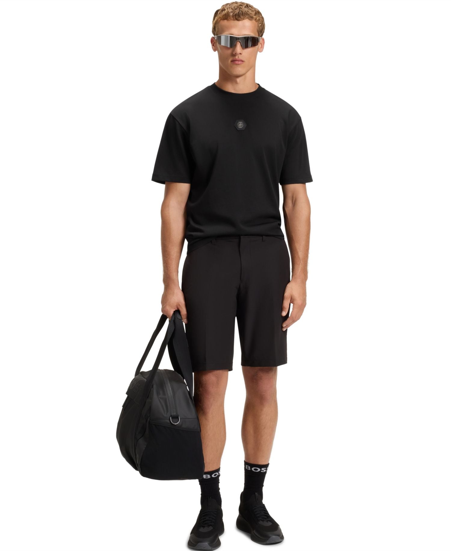 Boss By Hugo Boss Double B Monogram Cotton Jersey T-Shirt — image 4