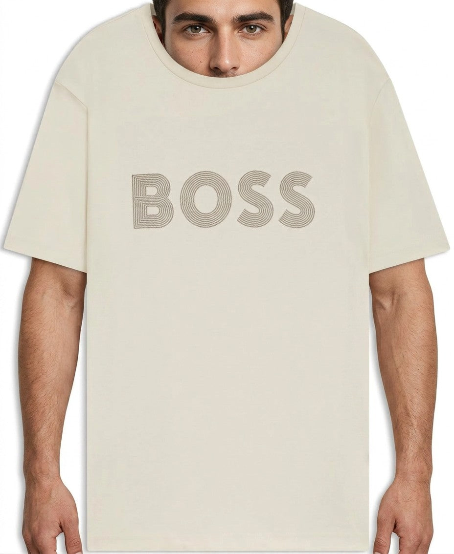 Boss By Hugo Boss Gloss Logo Pima Cotton T-Shirt — image 3