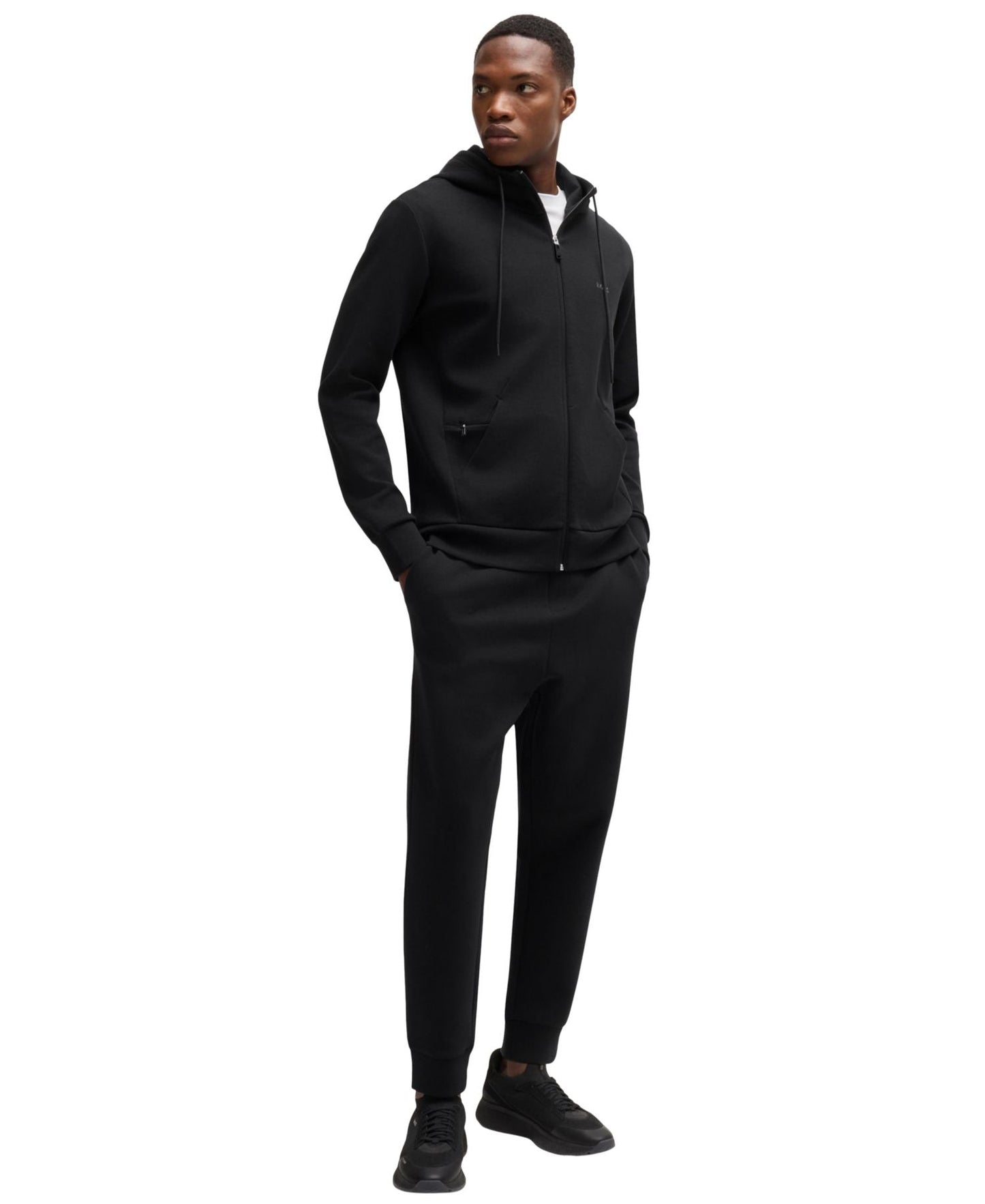 Boss By Hugo Boss Logo Print Zip Up Hoodie — image 4