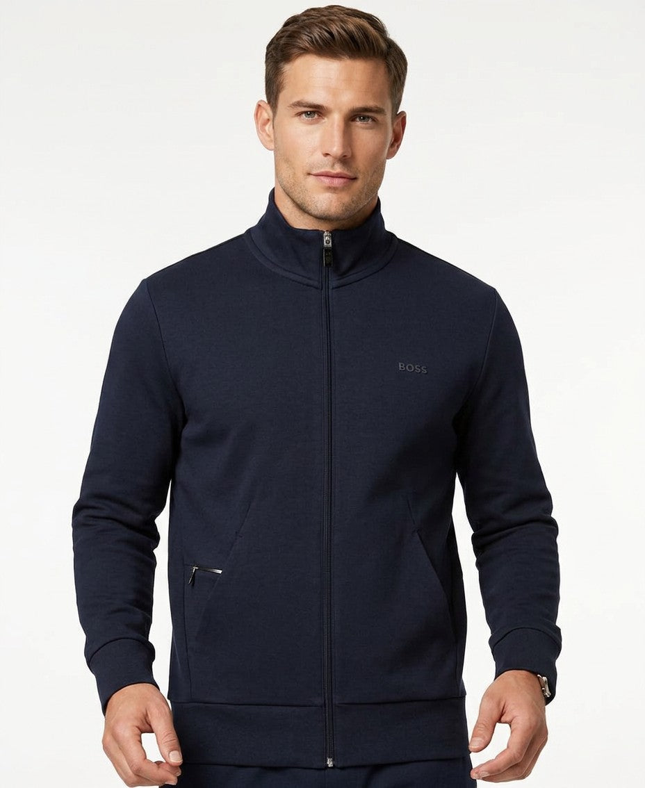 Boss By Hugo Boss Logo Print Zip Up Sweatshirt — image 4