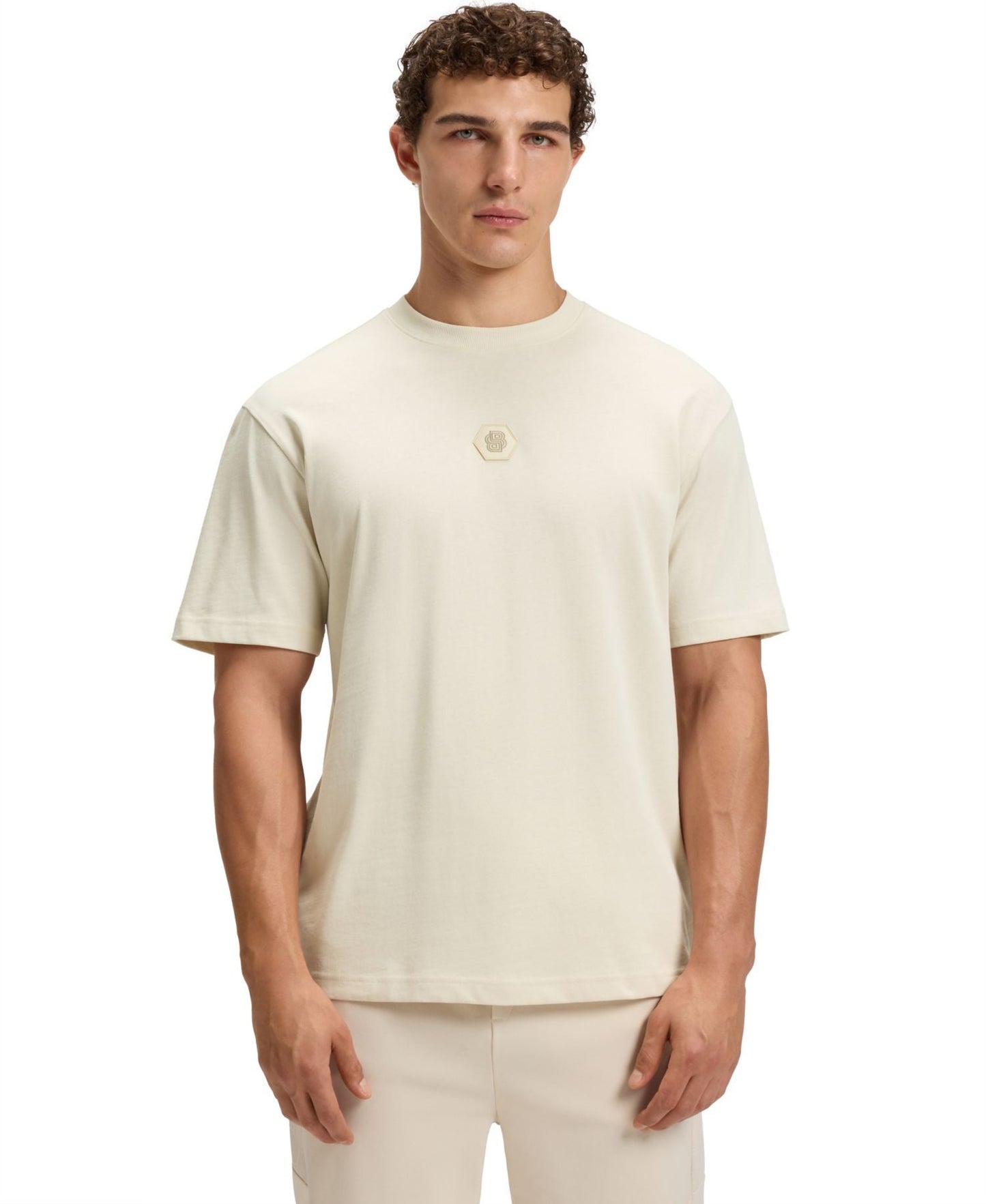 Boss By Hugo Boss Monogram Cotton Jersey T-Shirt — image 1