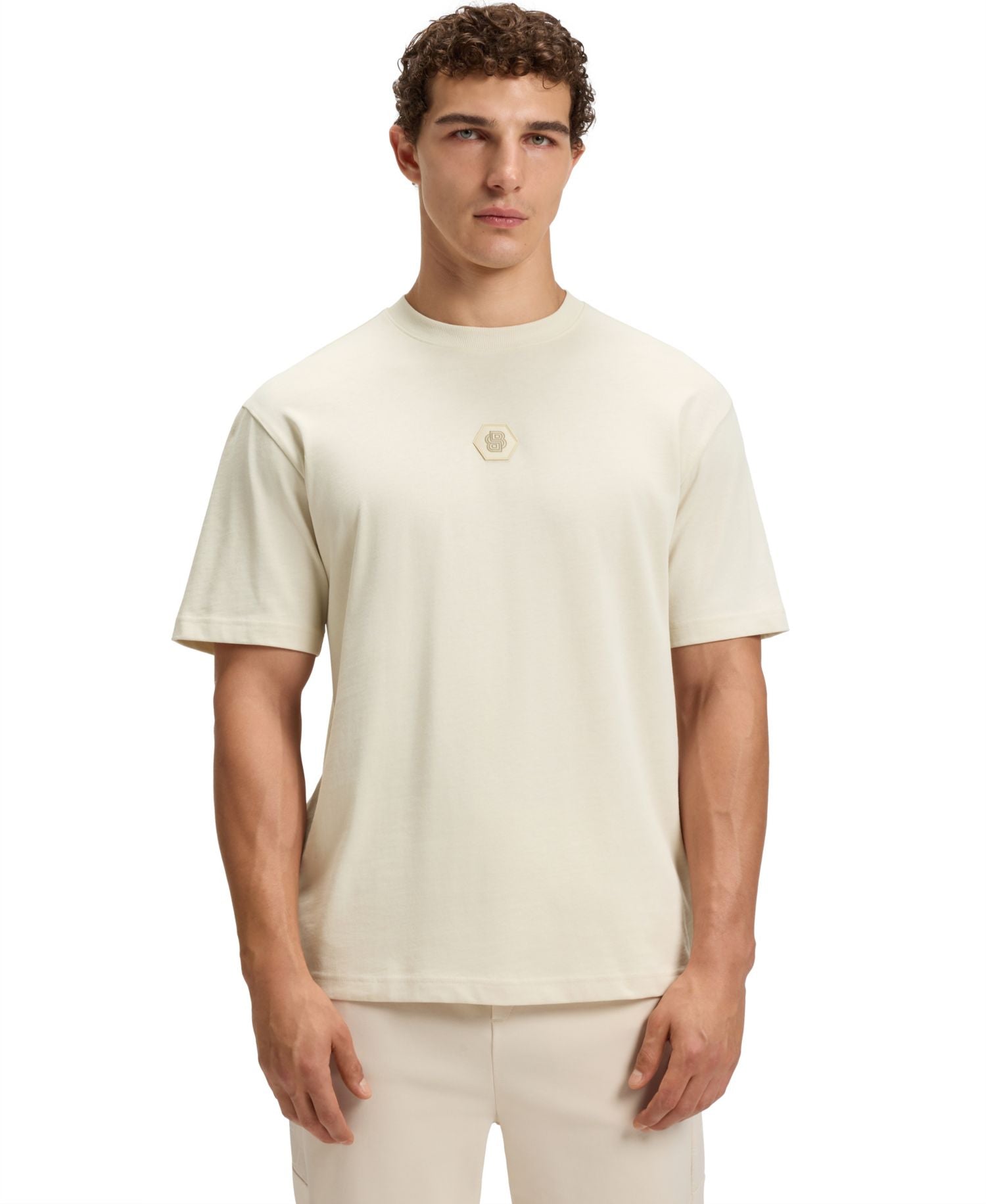 Boss By Hugo Boss Monogram Cotton Jersey T-Shirt — image 1