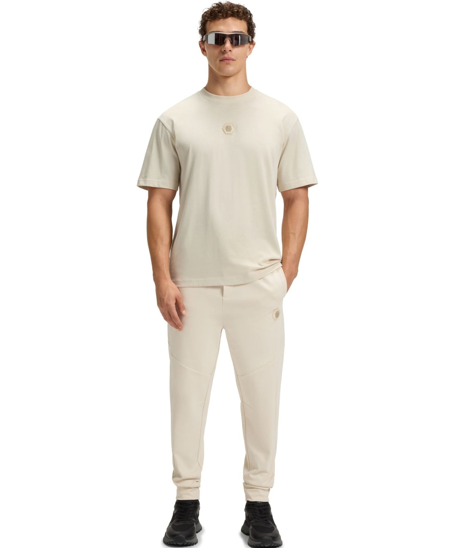 Boss By Hugo Boss Monogram Cotton Jersey T-Shirt — image 3