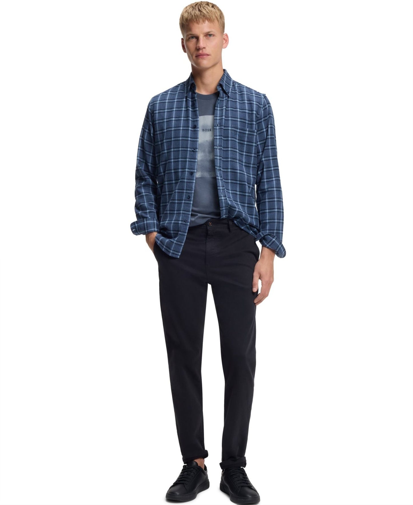 Boss By Hugo Boss Printed Artwork Cotton Jersey T-Shirt — image 4