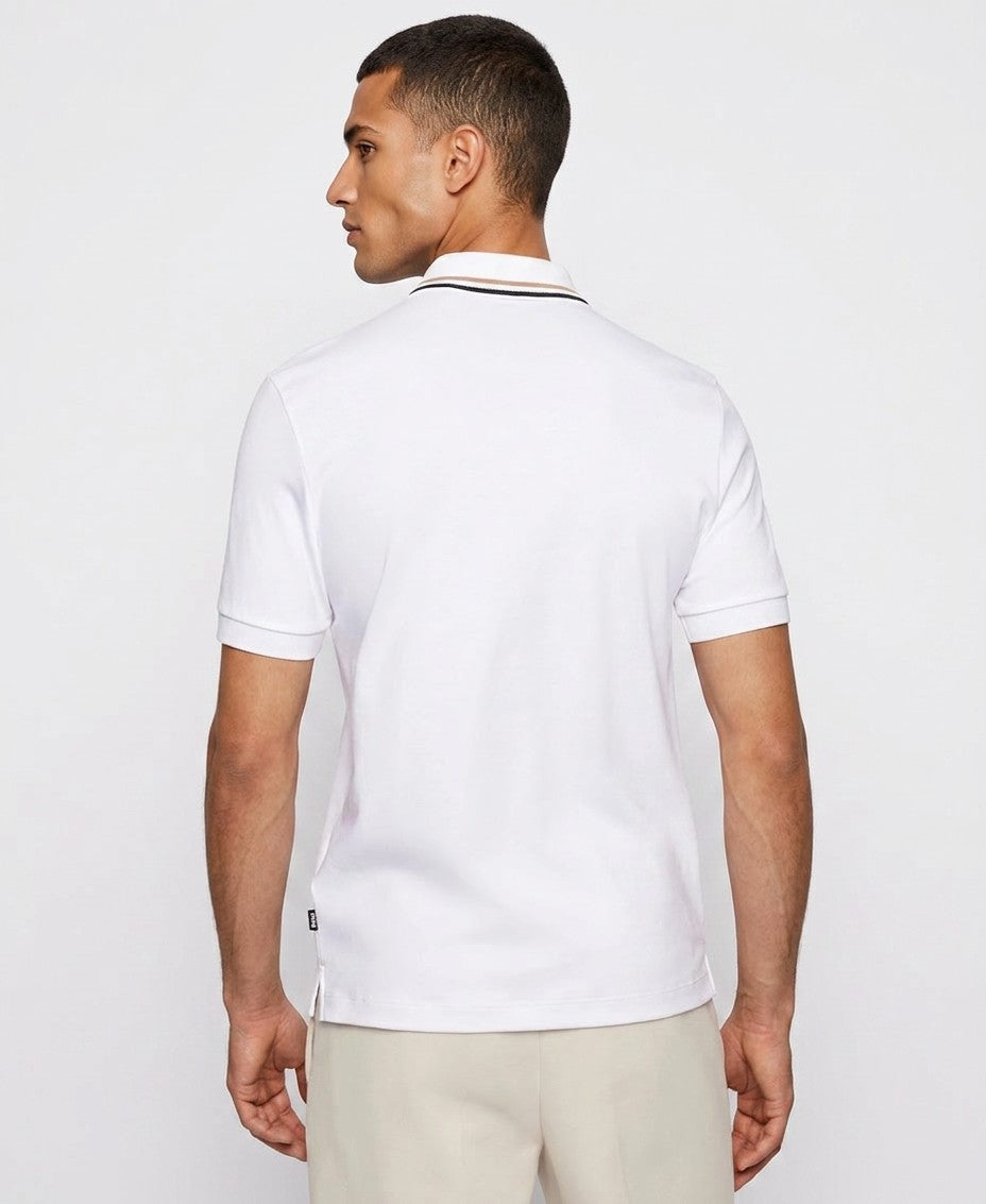 Boss By Hugo Boss Slim Fit Striped Collar Polo — image 3