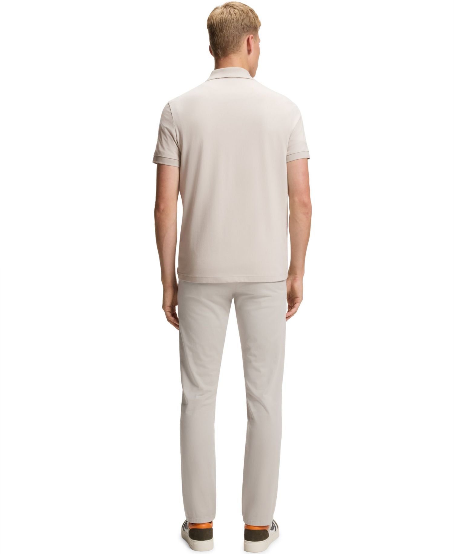 Boss By Hugo Boss Stretch Cotton Pique Slim Fit Polo Shirt — image 4