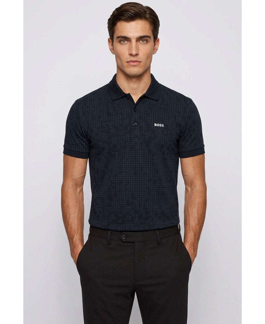 Boss By Hugo Boss Stretch Cotton Polo Shirt — image 1