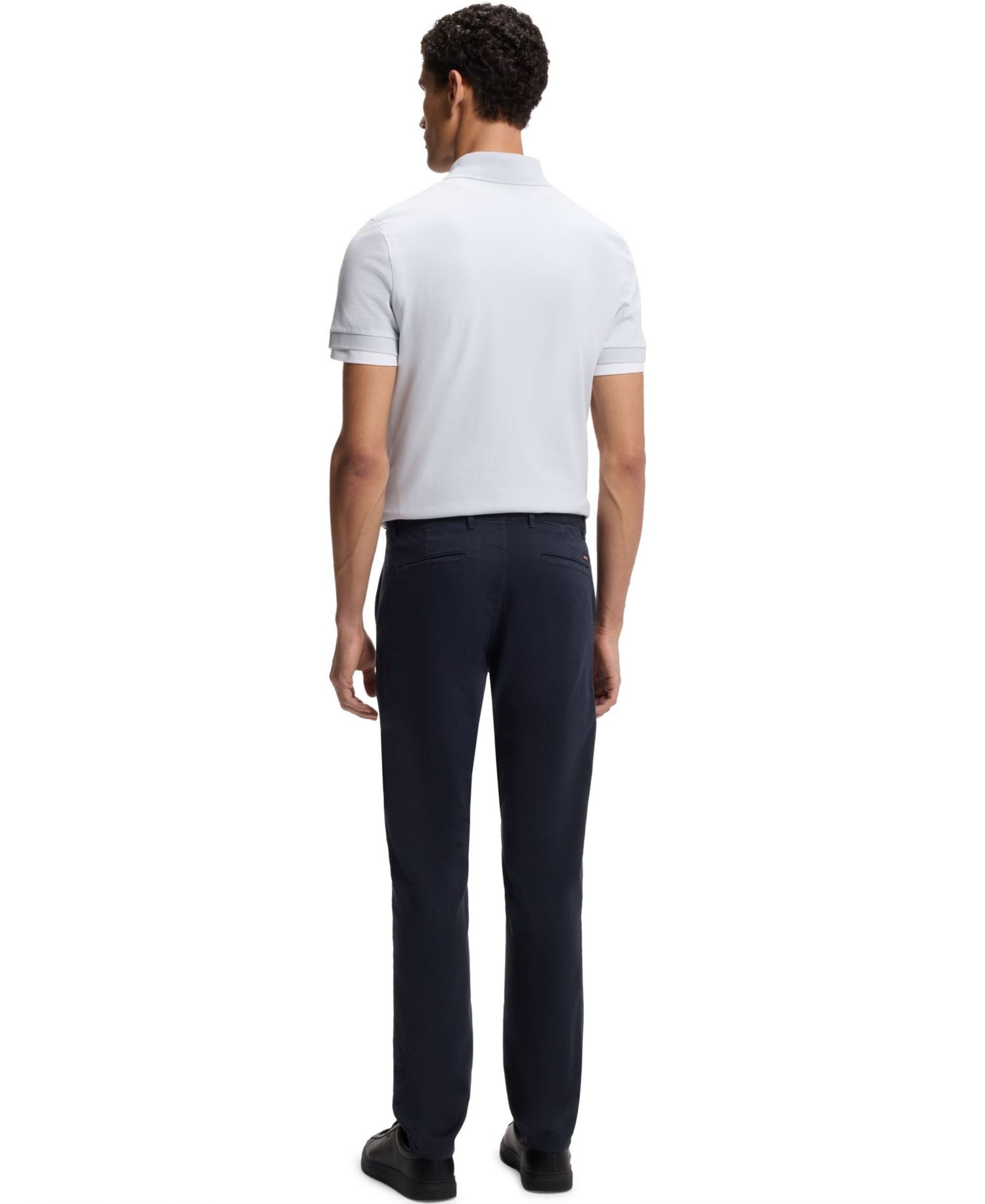 Boss By Hugo Boss Stretch Cotton Satin Slim Fit Chinos — image 4