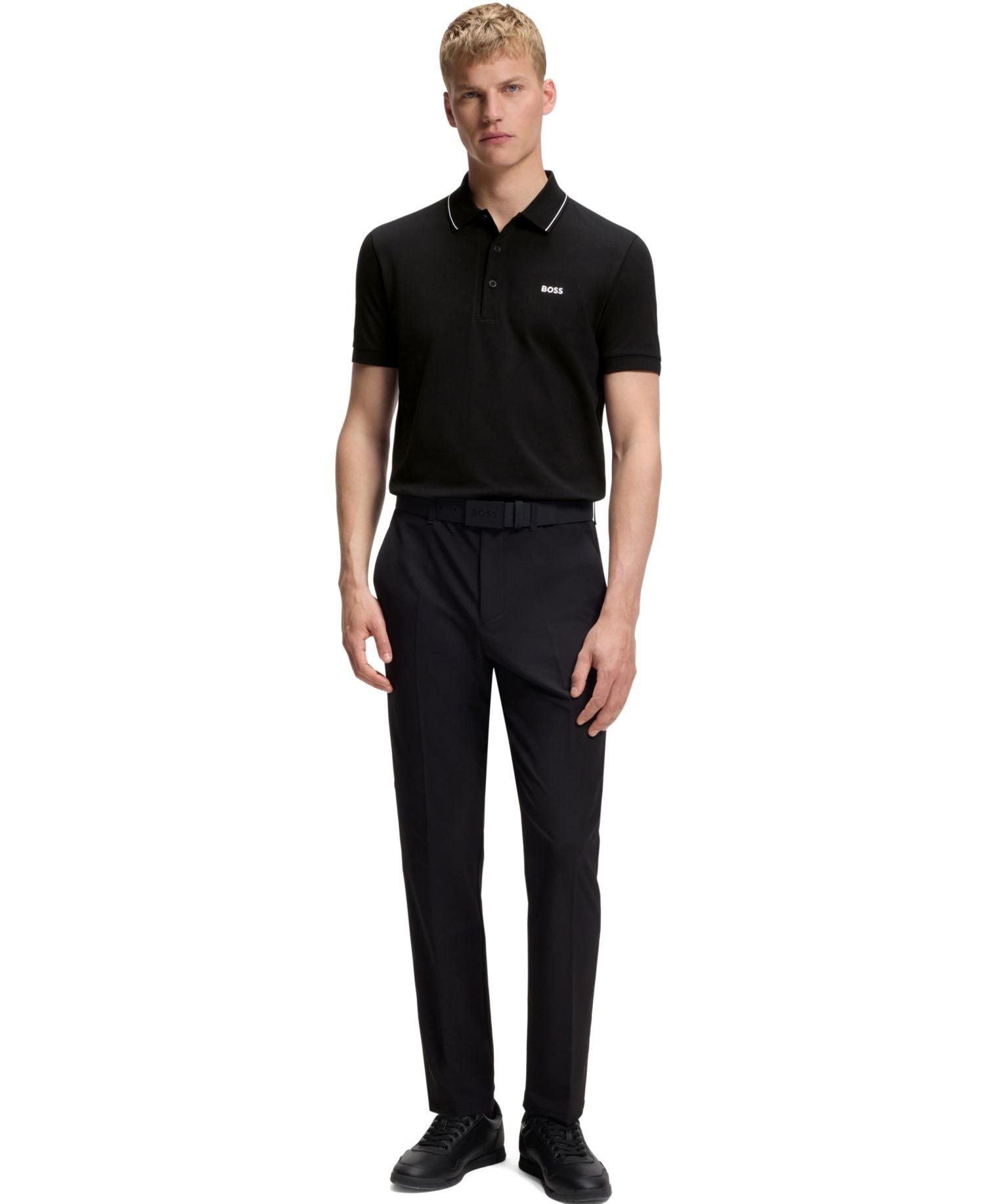 Boss By Hugo Boss Tonal Logo Slim Fit Polo Shirt — image 2