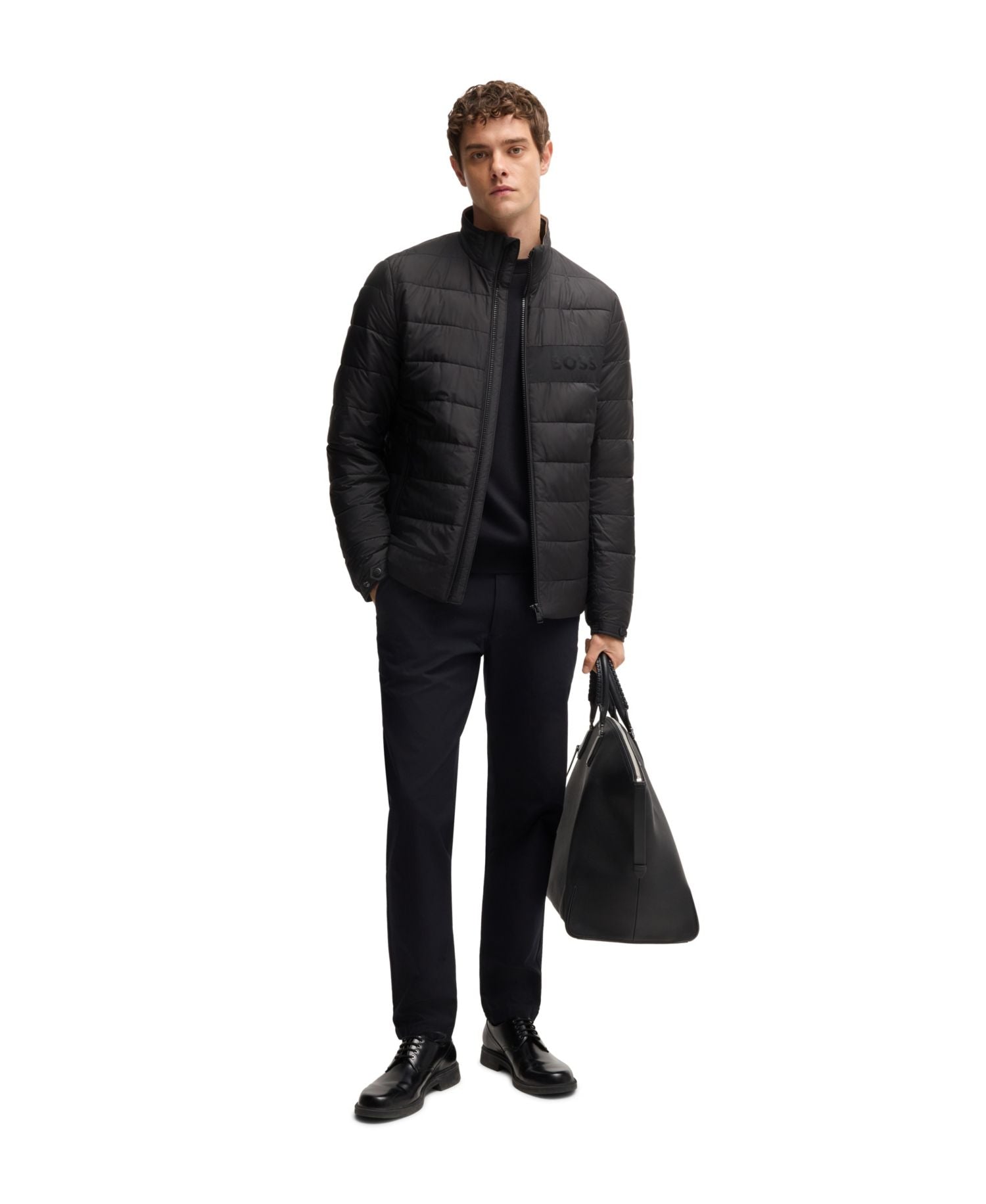 Boss By Hugo Boss Water Repellent Logo Detail Jacket — image 4