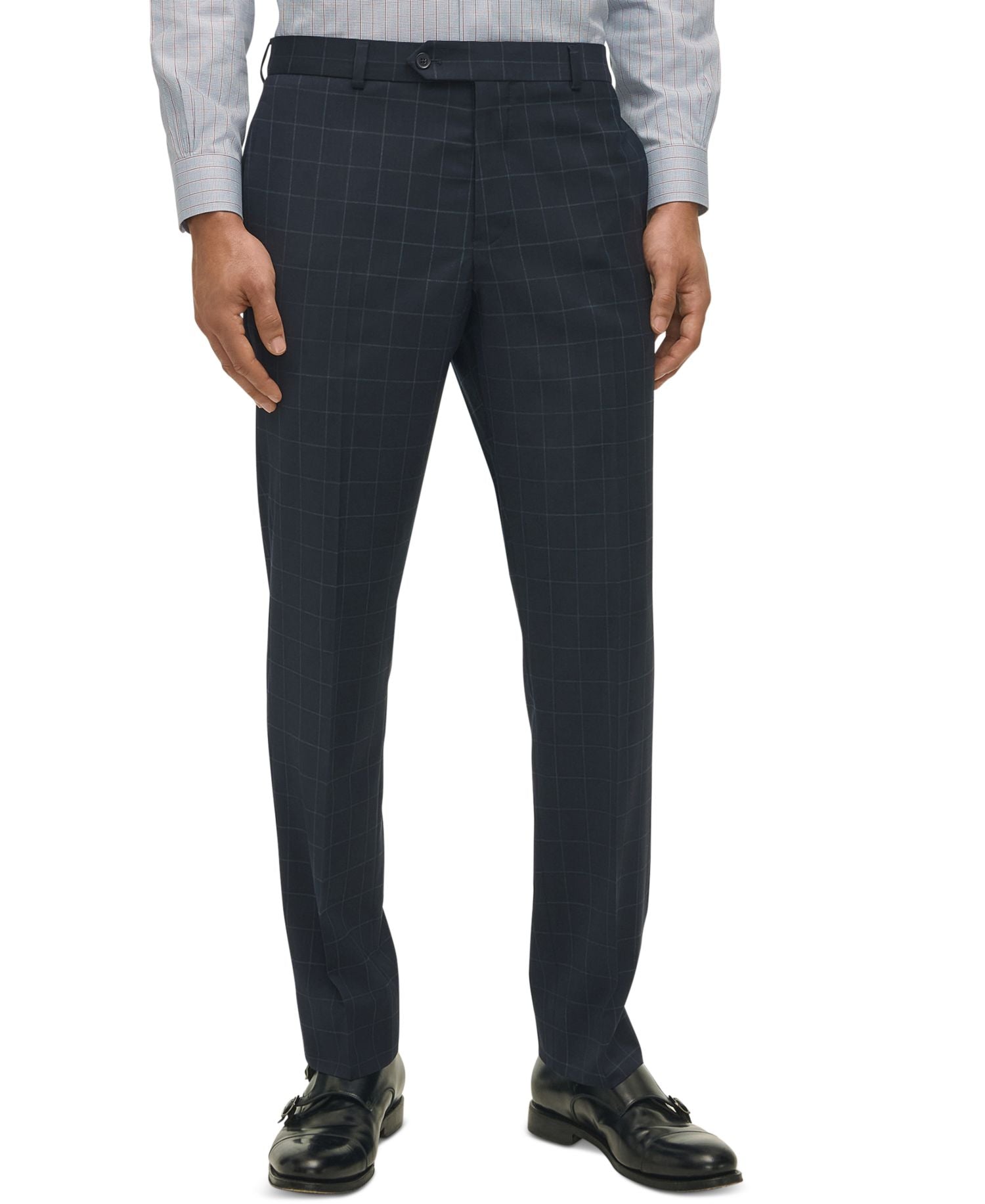 Brooks Brothers Classic Fit Windowpane Suit Pants — image 1