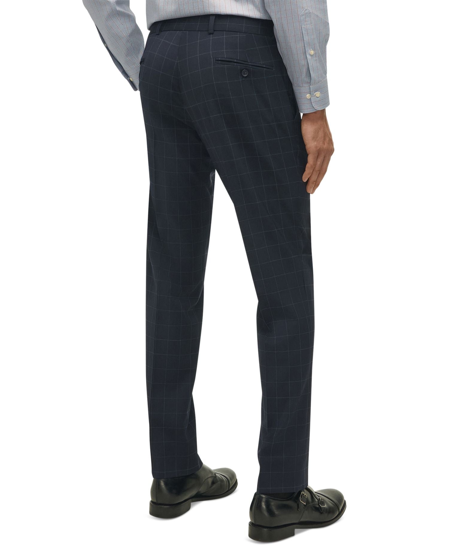 Brooks Brothers Classic Fit Windowpane Suit Pants — image 2