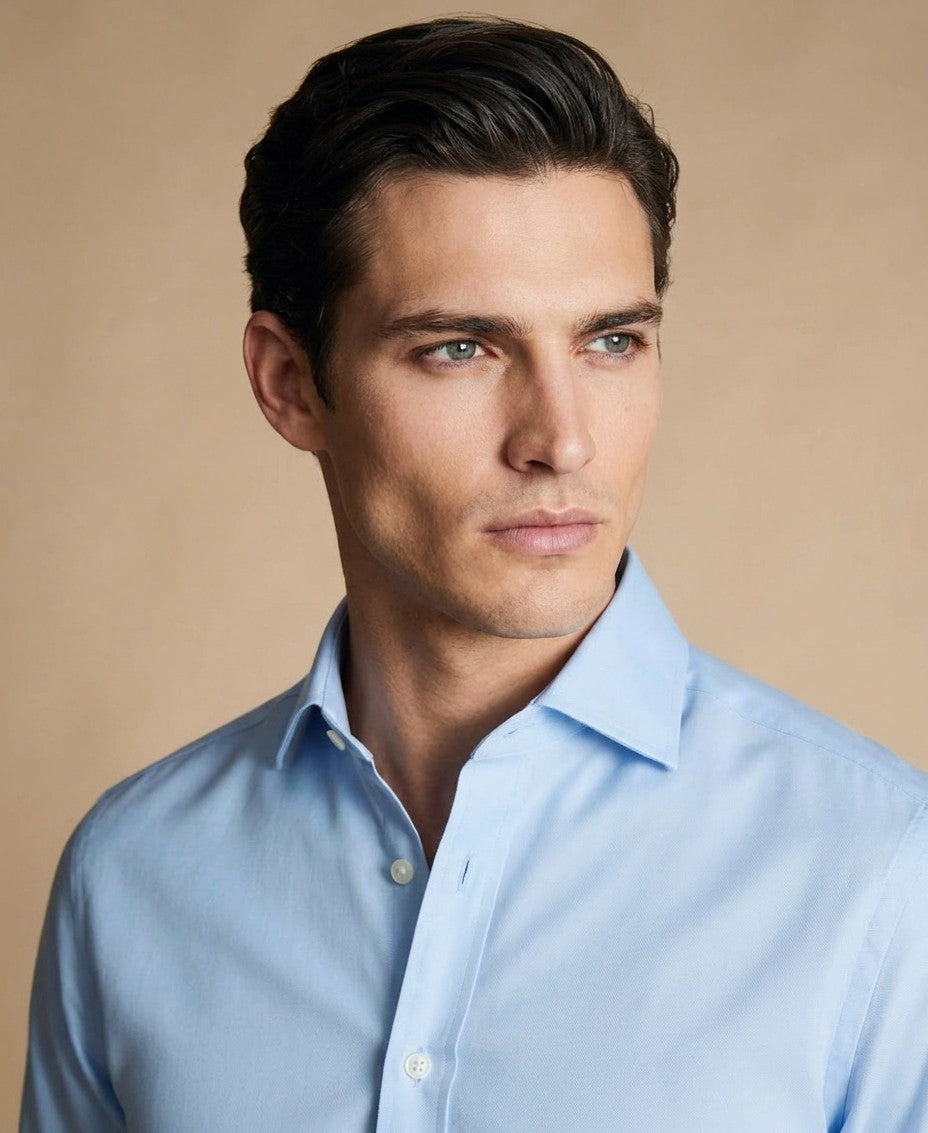 Charles Tyrwhitt Slim Fit Non-Iron Solid Twill Dress Shirt — image 2