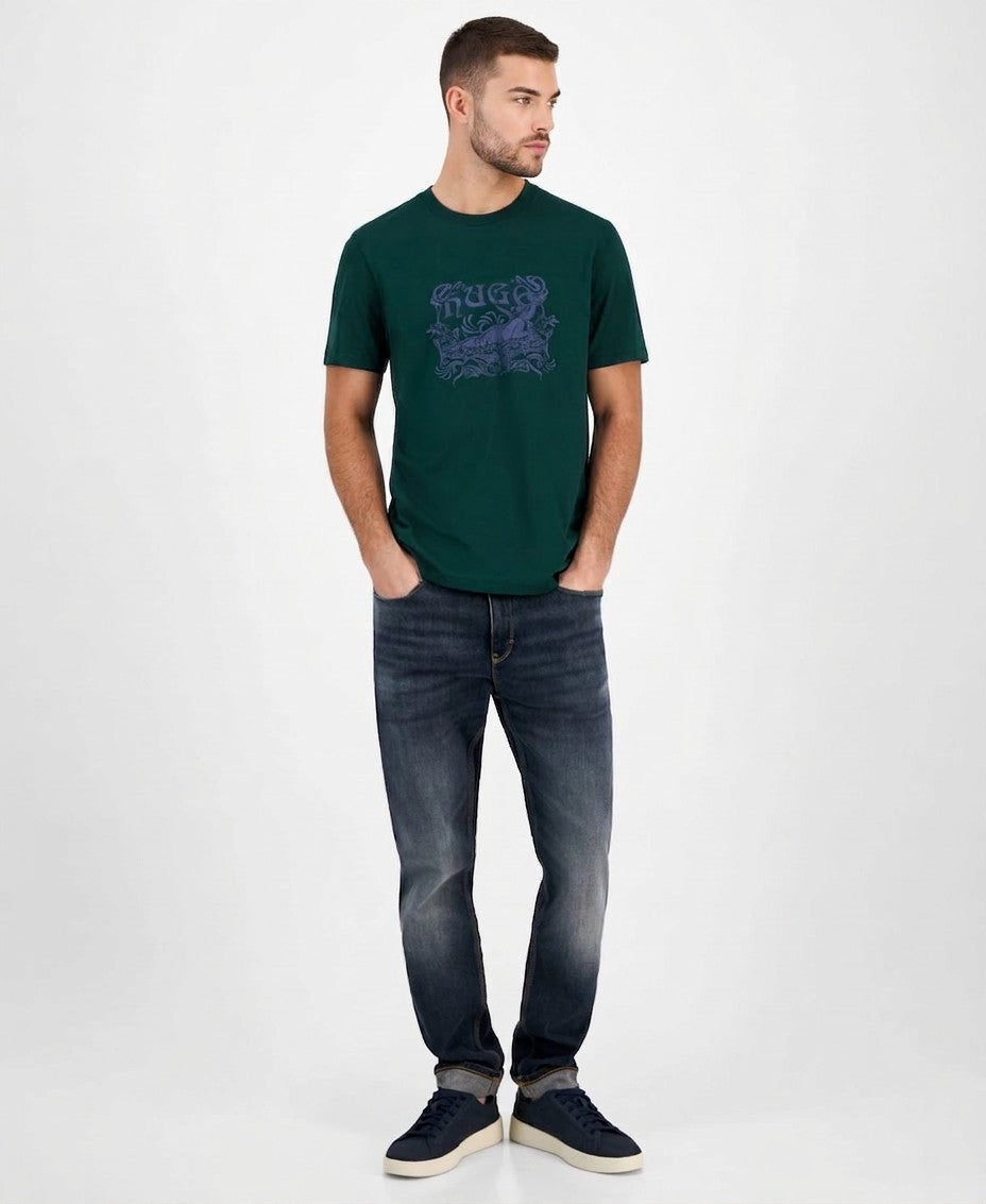 Hugo Boss Diwom Short Sleeve Logo Graphic Crewneck T-Shirt — image 2