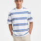 Hugo Boss Nolisto Relaxed Fit Short Sleeve Striped Crewneck T-Shirt — image 1