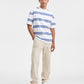 Hugo Boss Nolisto Relaxed Fit Short Sleeve Striped Crewneck T-Shirt — image 3