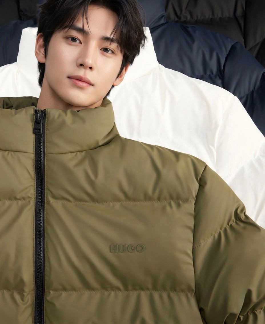 Hugo By Hugo Boss Beazly Coated Puffer Jacket — image 2