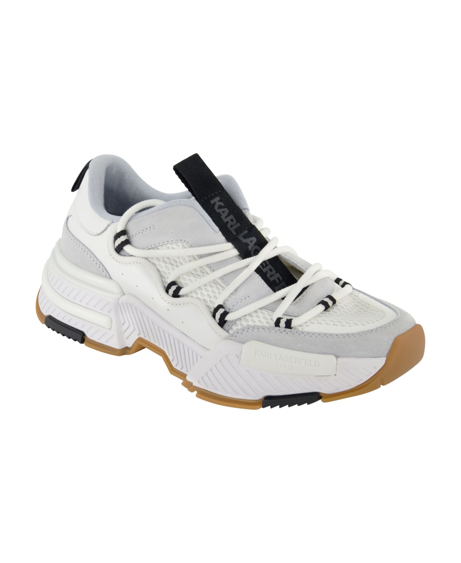 Karl Lagerfeld Paris Criss Cross Lace-Up Chunky Sole Sneakers — image 1