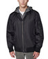 Karl Lagerfeld Paris Embroidered Signature Hooded Bomber — image 1