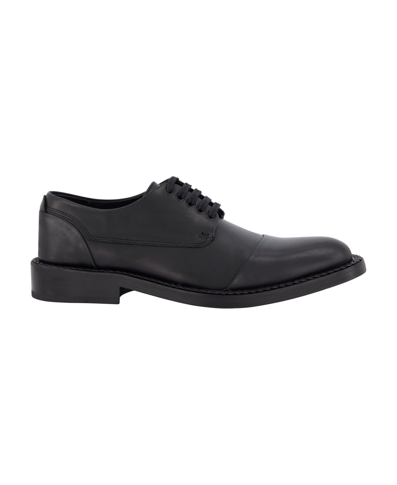 Karl Lagerfeld Paris White Label Leather Cap Toe Dress Shoes — image 1