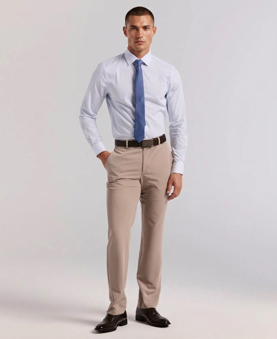 Perry Ellis Portfolio Modern Fit Stretch Solid Resolution Pants — image 1
