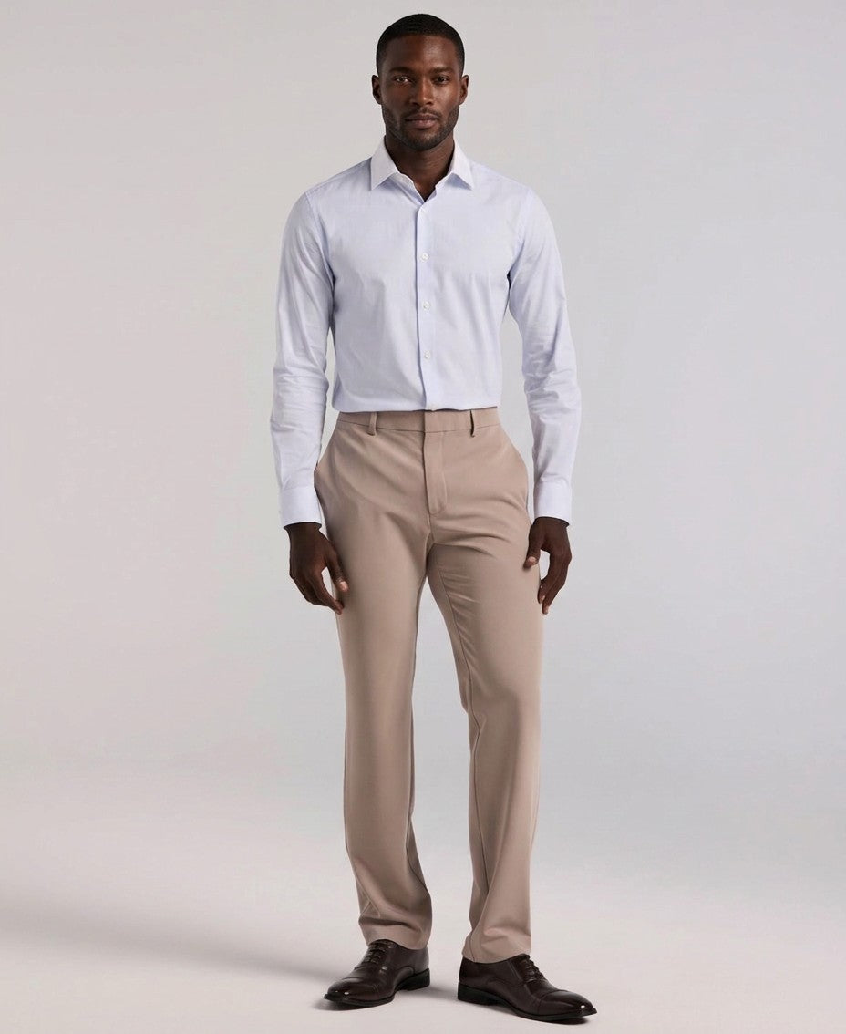 Perry Ellis Portfolio Modern Fit Stretch Solid Resolution Pants — image 3