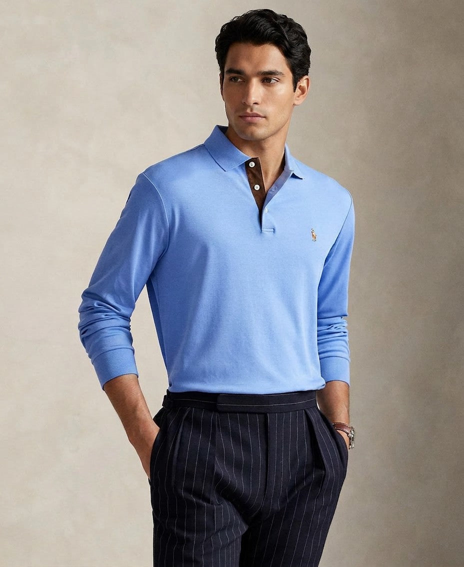Polo Ralph Lauren Classic Fit Long Sleeve Soft Cotton Polo Shirt — image 1