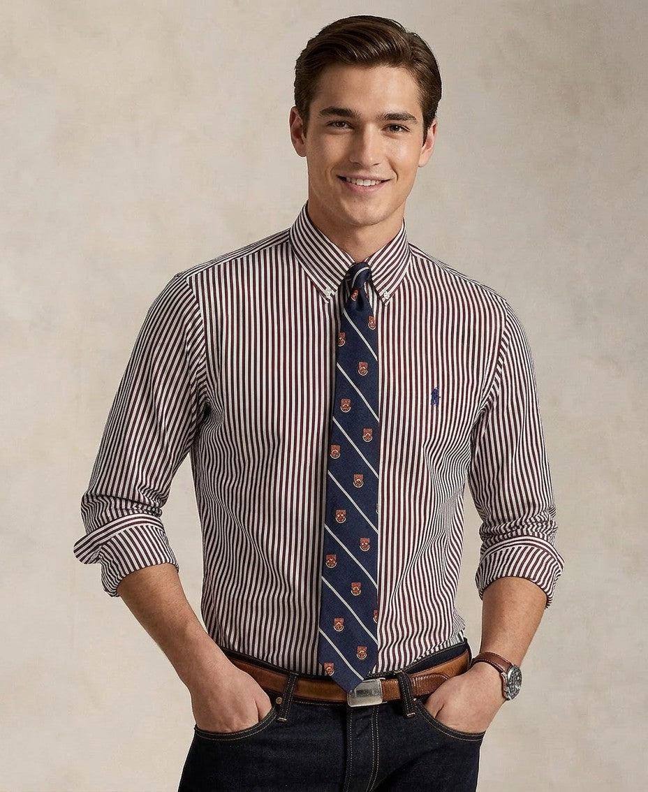 Polo Ralph Lauren Classic Fit Striped Poplin Shirt — image 1