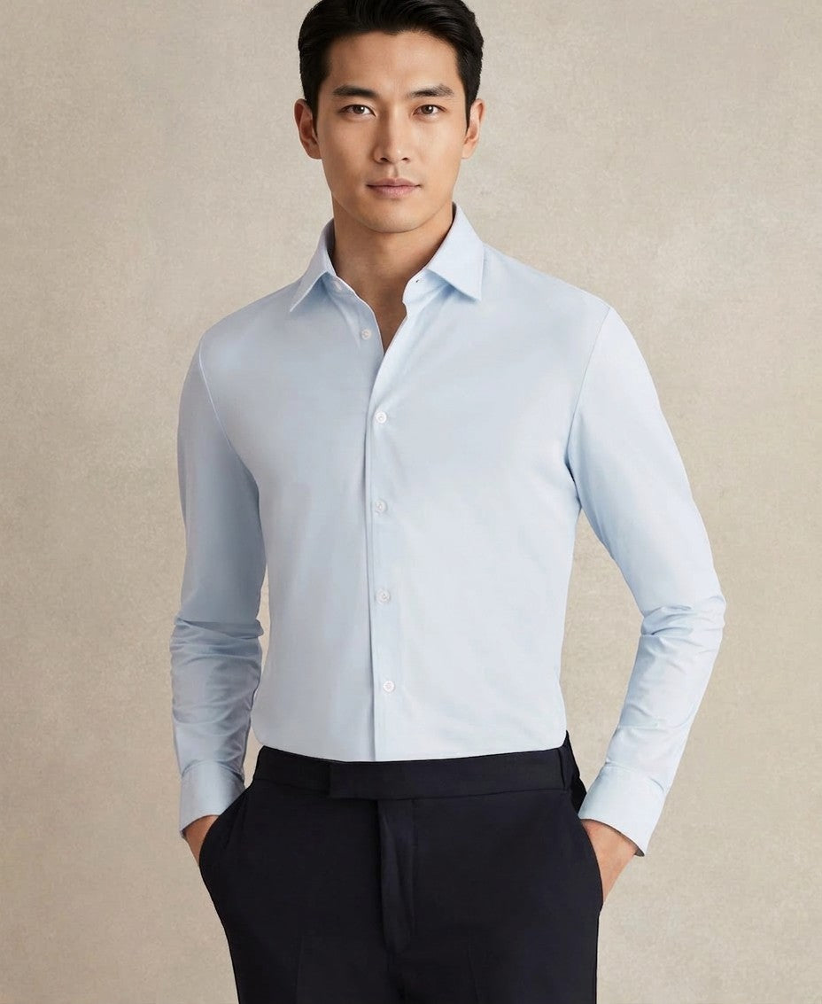 Reiss Long Sleeve Travel Shirt — image 1