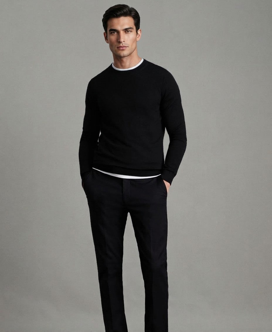 Reiss Merino Wool Crew Neck Sweater — image 3