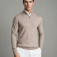 Reiss Merino Wool Half-Zip Funnel Neck Sweater — image 1