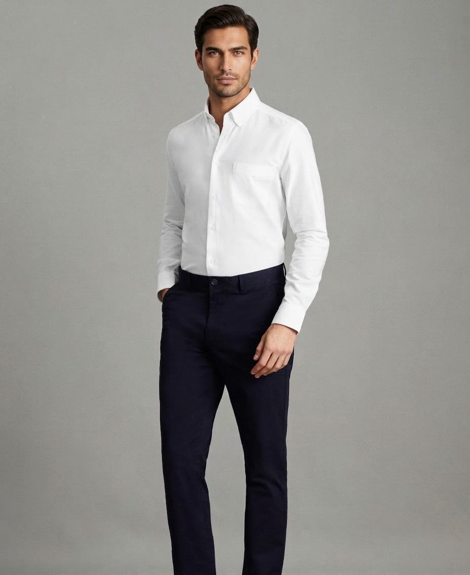 Reiss Slim Fit Button-Down Collar Cotton Oxford Shirt — image 2