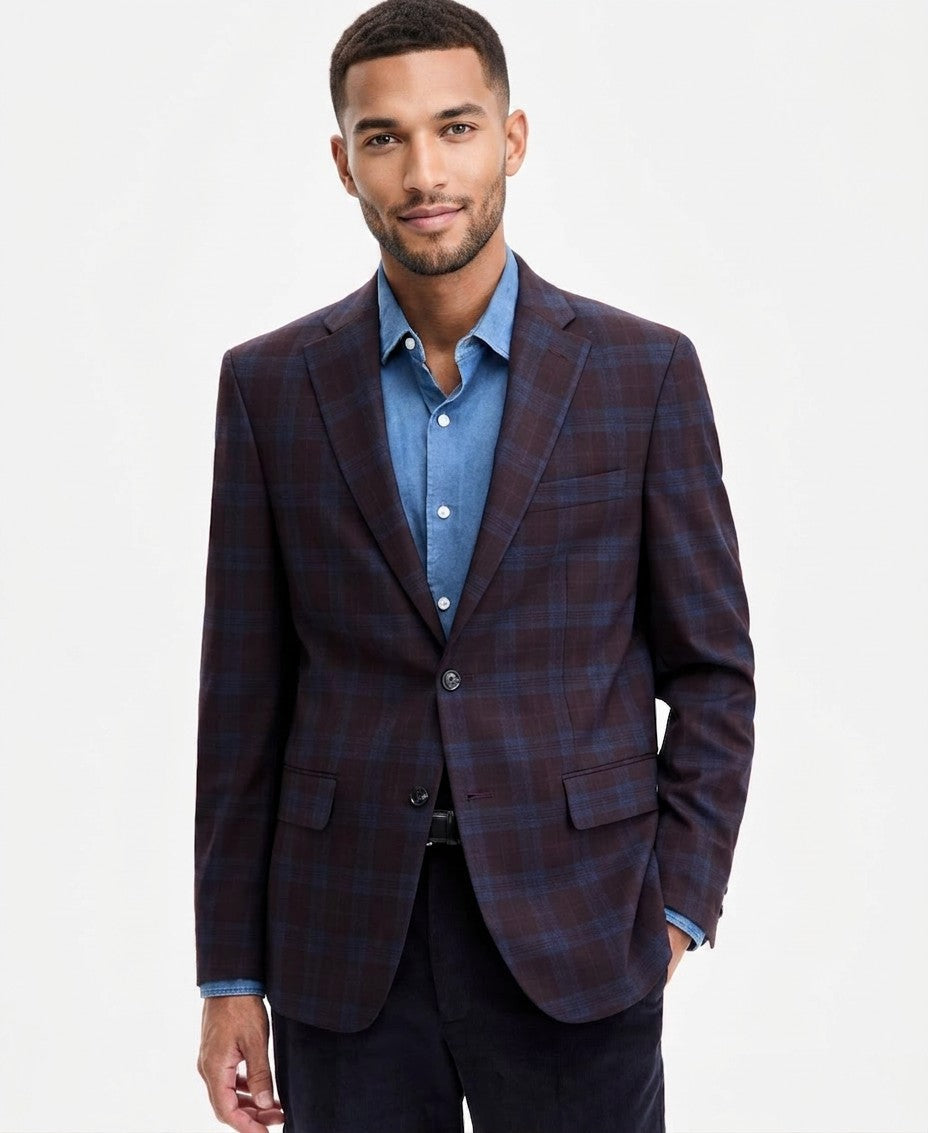 Tommy Hilfiger Modern Fit Check Sport Coat — image 1