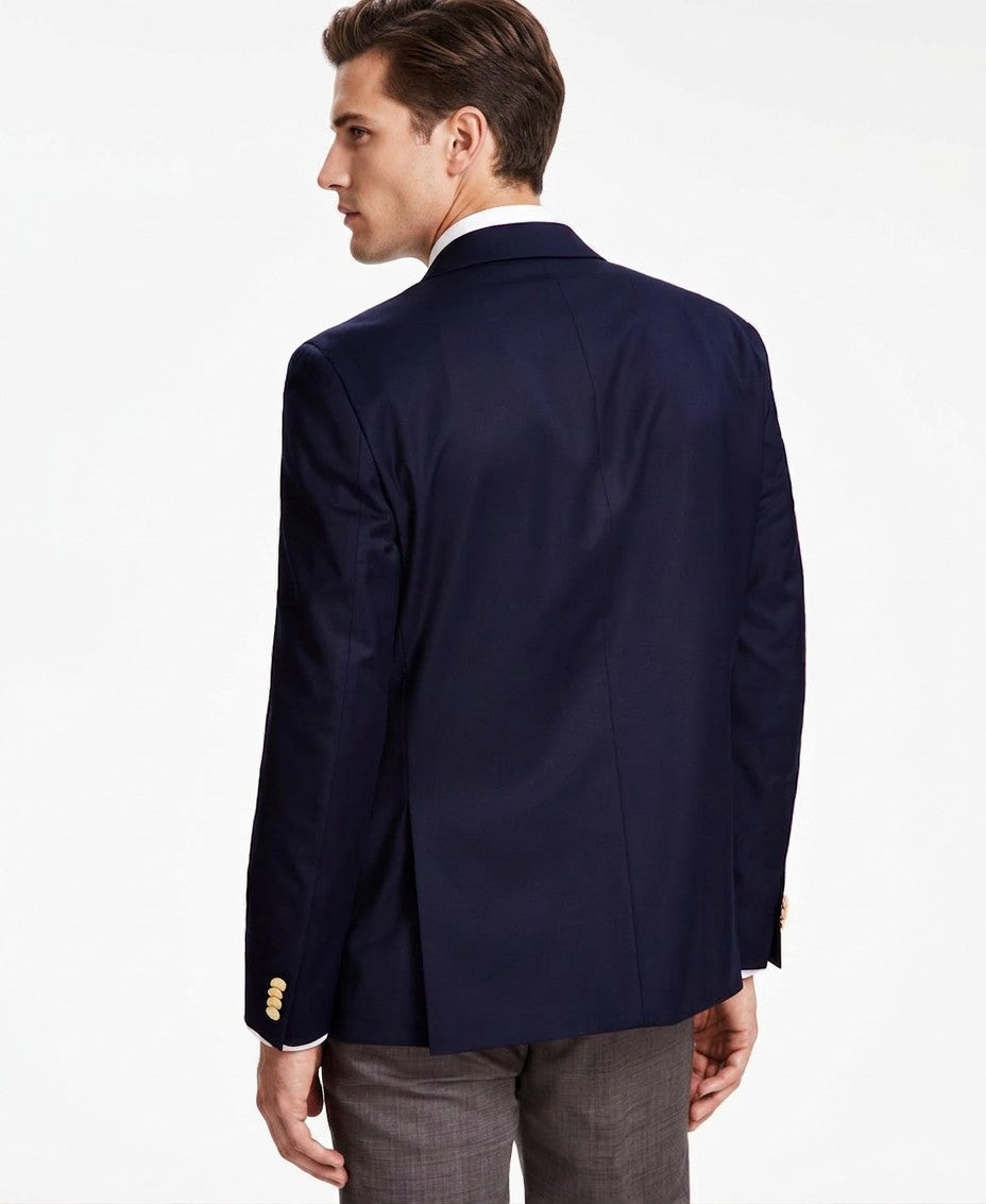 Tommy Hilfiger Modern Fit Solid Navy Blazer — image 2