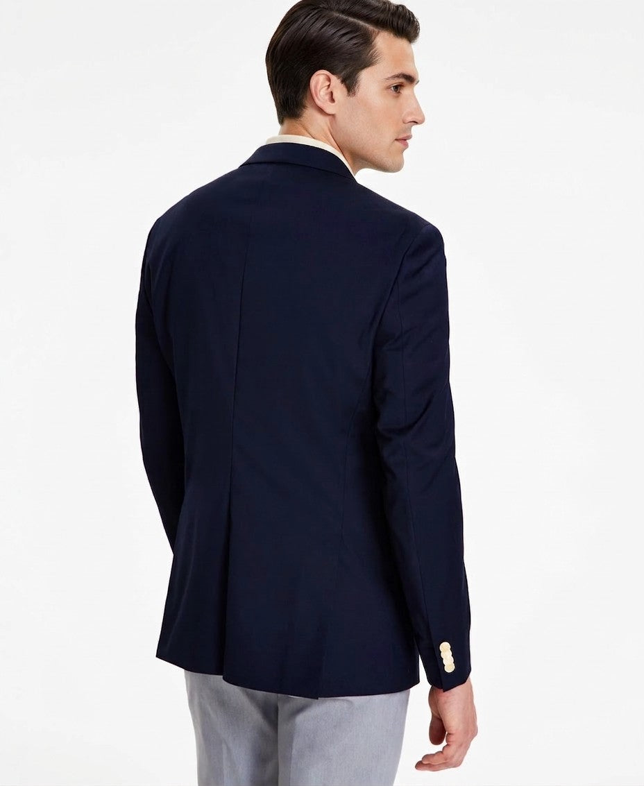 Tommy Hilfiger Modern Fit Solid Navy Blazer — image 4