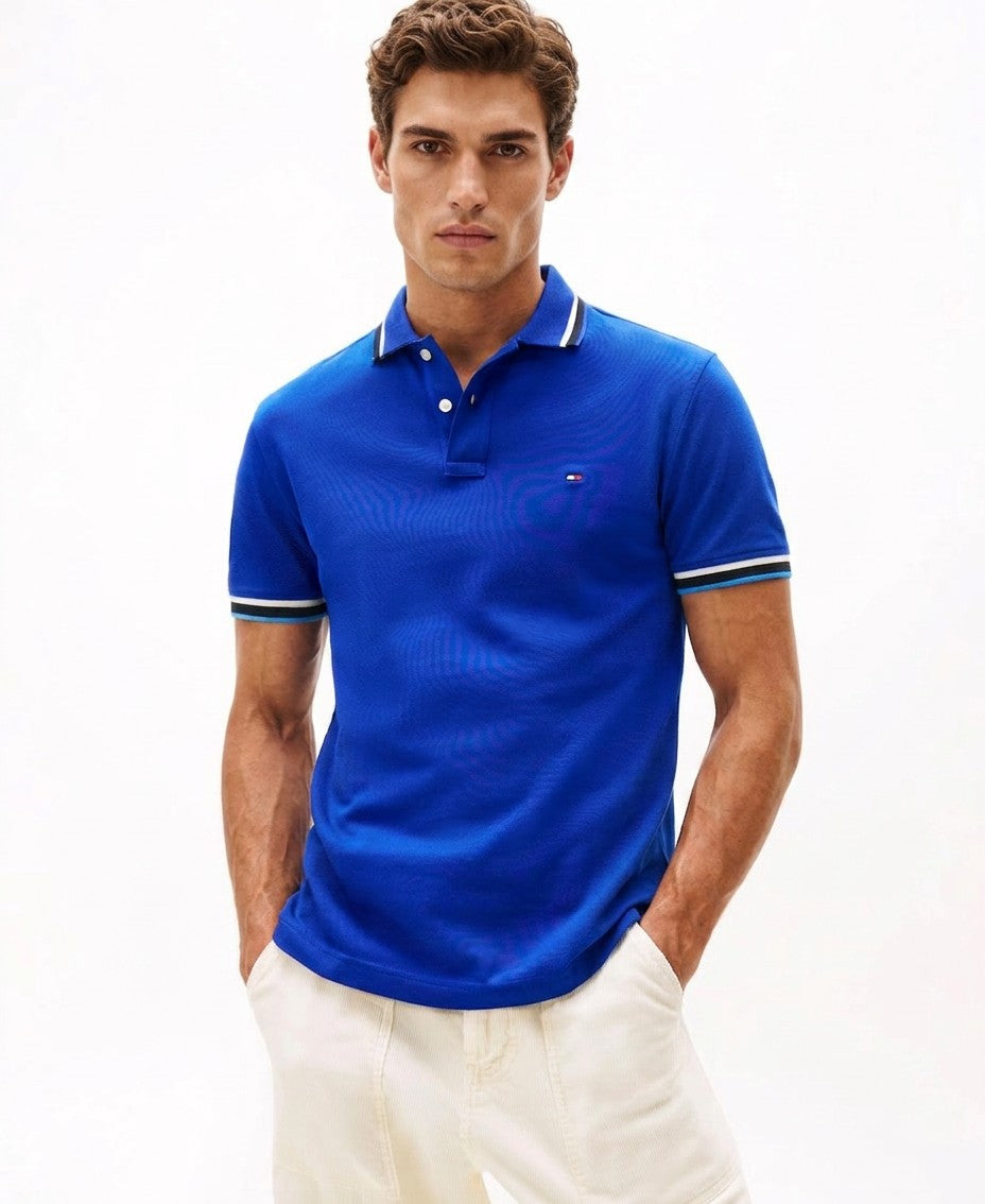 Tommy Hilfiger Slim Fit Tipped Polo Shirt — image 1