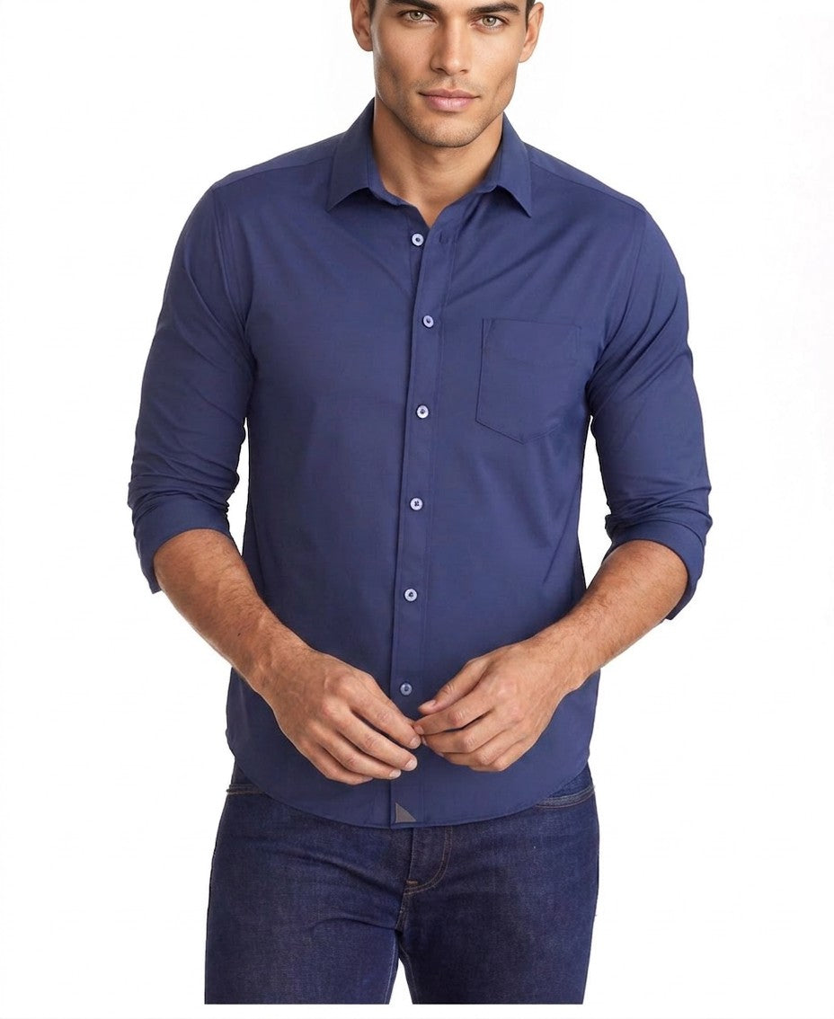 Untuckit Regular Fit Wrinkle-Free Performance Gironde Button-Up Shirt — image 1