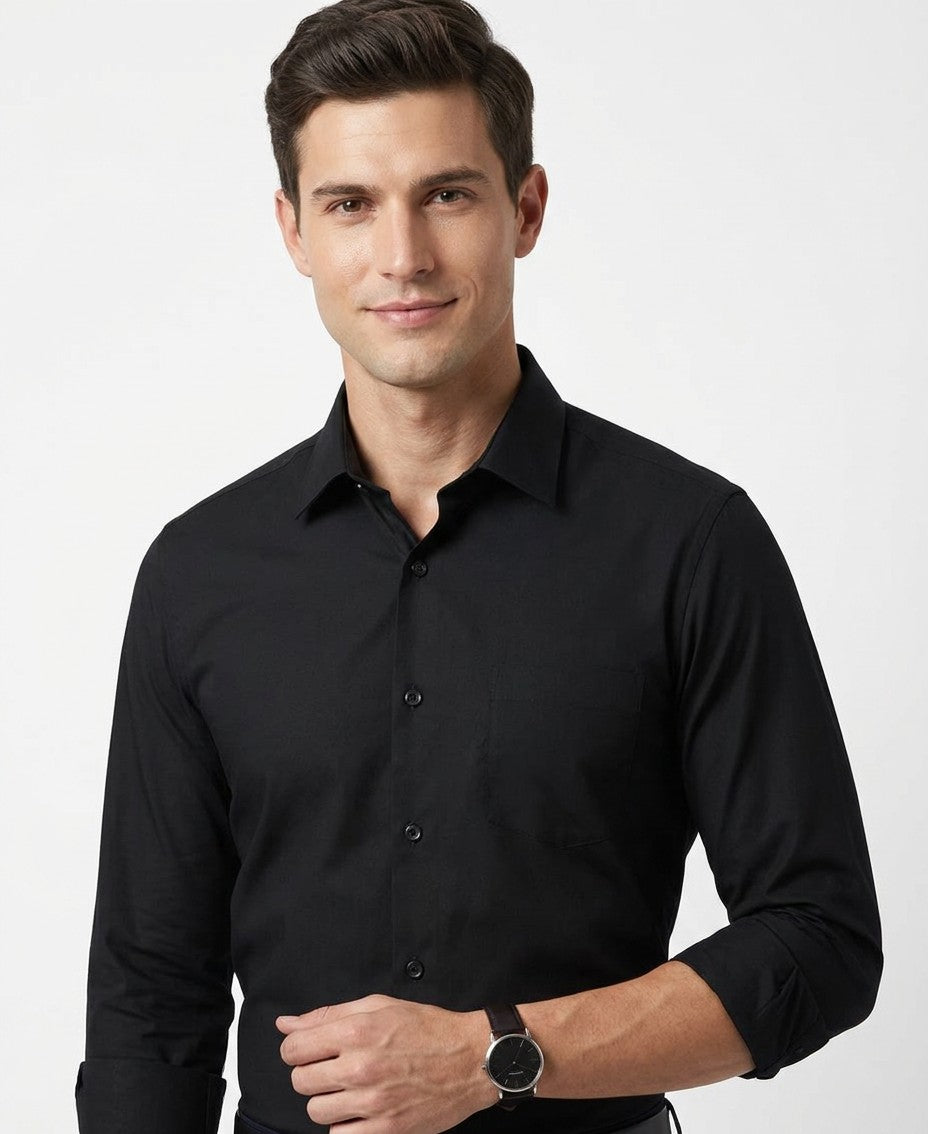 Van Heusen Classic Regular Fit Stretch Wrinkle-Free Sateen Dress Shirt — image 3