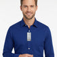 Van Heusen Fitted Stretch Wrinkle-Free Sateen Solid Dress Shirt — image 2