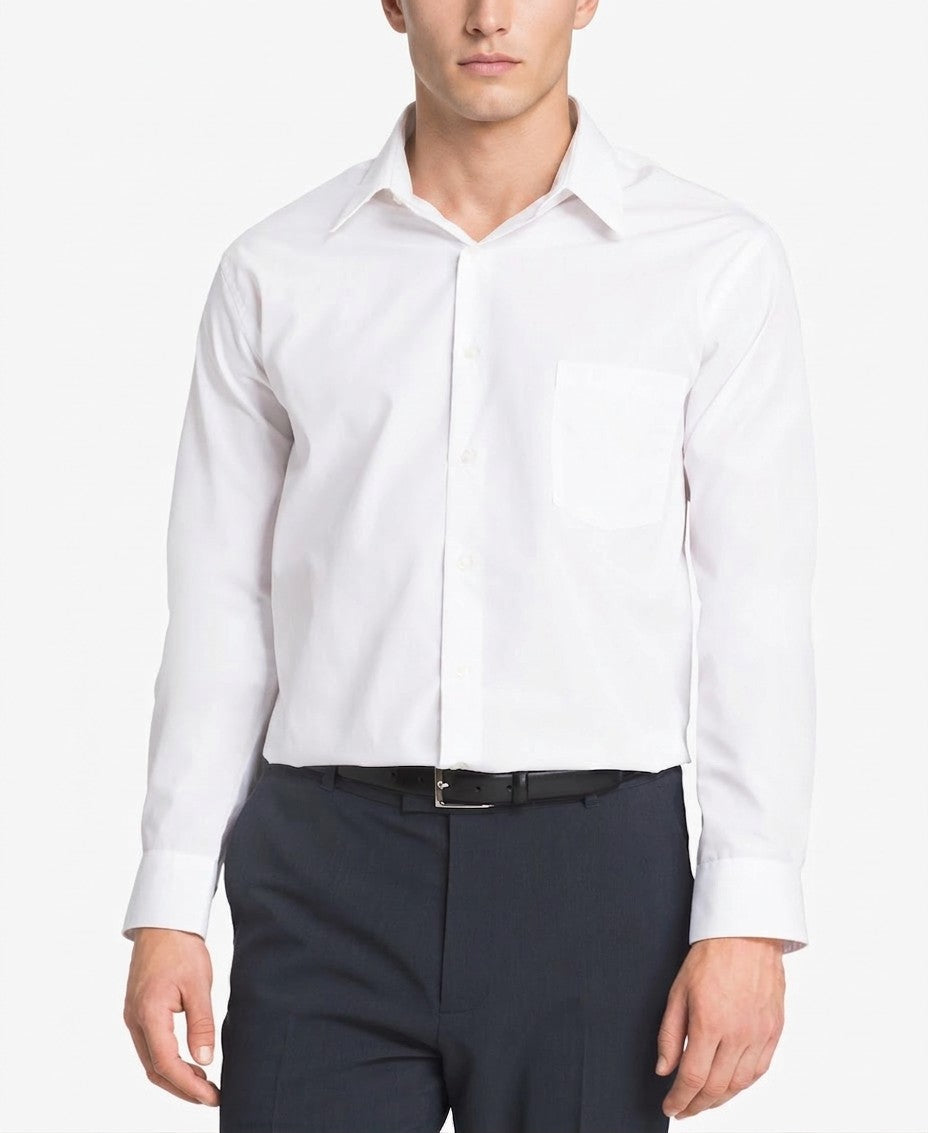 Van Heusen Poplin Dress Shirt Classic Athletic Fit — image 1